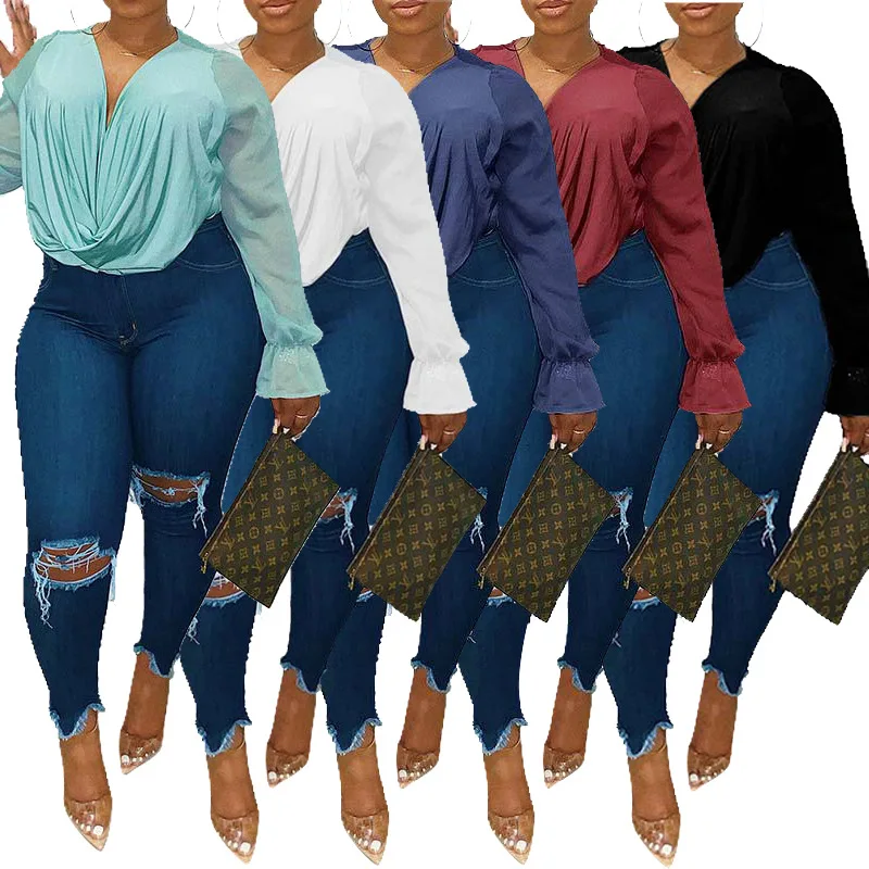 BR1035 Long Sleeve V Neck 4xl 5xl Plus Size woman tops fashionable t shirt blouse ladies elegant
BR1035 Long Sleeve V Neck 4xl 5xl Plus Size woman tops fashionable t shirt blouse ladies elegant