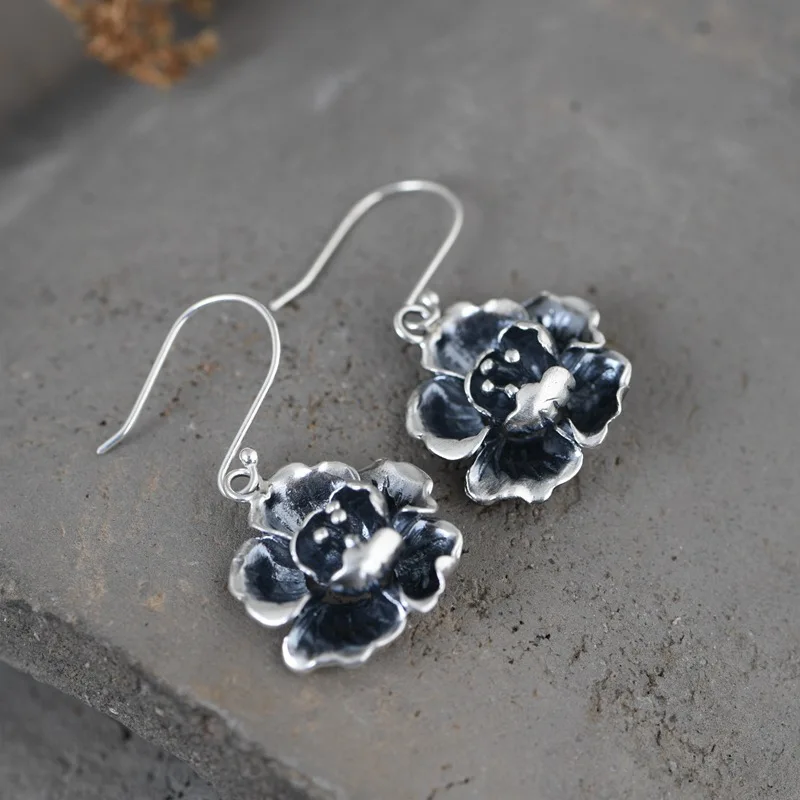 New Arrival Wholesale S925 Sterling Silver Vintage Earrings Women's Flower Silver Earrings Fine Jewelry
New Arrival Wholesale S925 Sterling Silver Vintage Earrings Women's Flower Silver Earrings Fine Jewelry