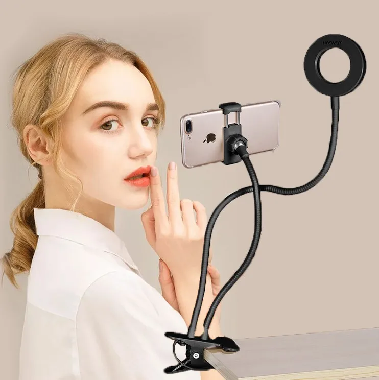 3.5 inch desktop ring light selfie stick ring fill light for makeup studio makeup circle filling light, Black/white
3.5 inch desktop ring light selfie stick ring fill light for makeup studio makeup circle filling light, Black/white
