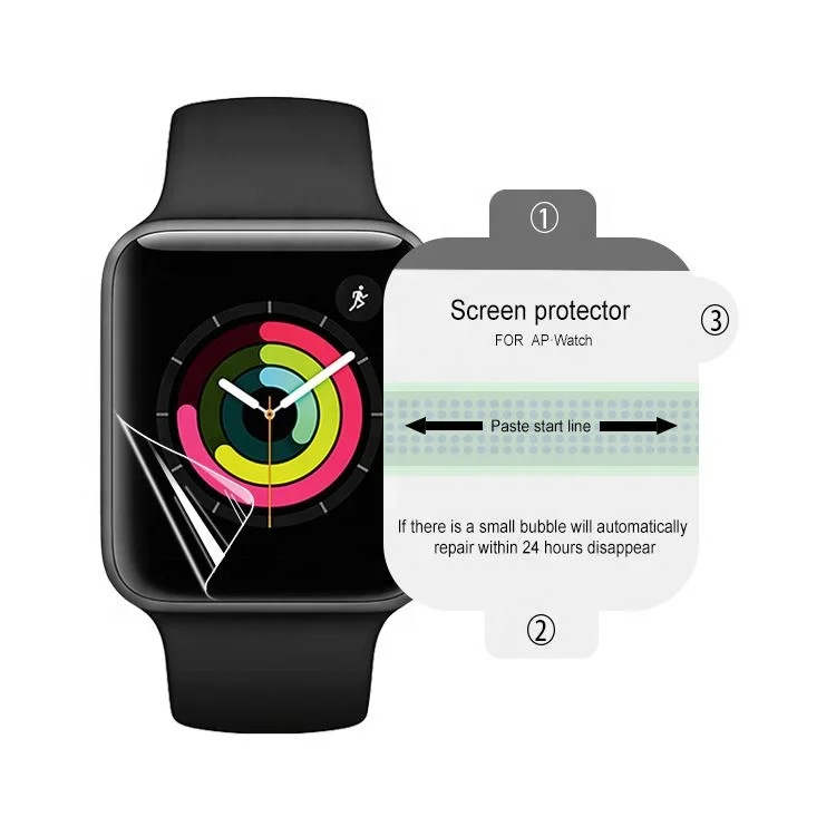Anti-scratch Smart Watch Screen Protector TPU Hydrogel Protective Film for Apple Watch, Transparent
Anti-scratch Smart Watch Screen Protector TPU Hydrogel Protective Film for Apple Watch, Transparent