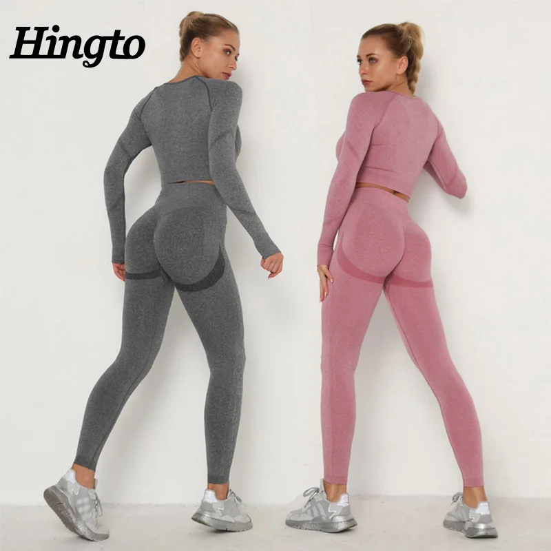 Top Leggings Sport Set Fitness Tracksuit Workout Sports Long Sleeve Seamless Yoga Clothes
Top Leggings Sport Set Fitness Tracksuit Workout Sports Long Sleeve Seamless Yoga Clothes