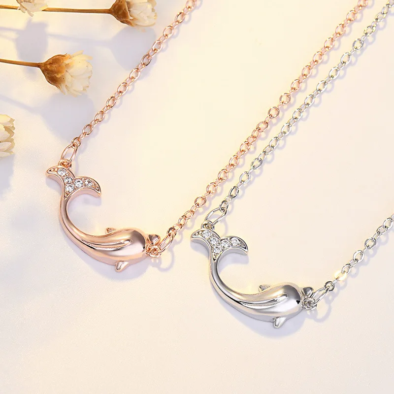 Fashion Design 18k White Gold Plated Crystal Rhinestone Fish Pendant Necklace CZ Dolphin Necklace
Fashion Design 18k White Gold Plated Crystal Rhinestone Fish Pendant Necklace CZ Dolphin Necklace