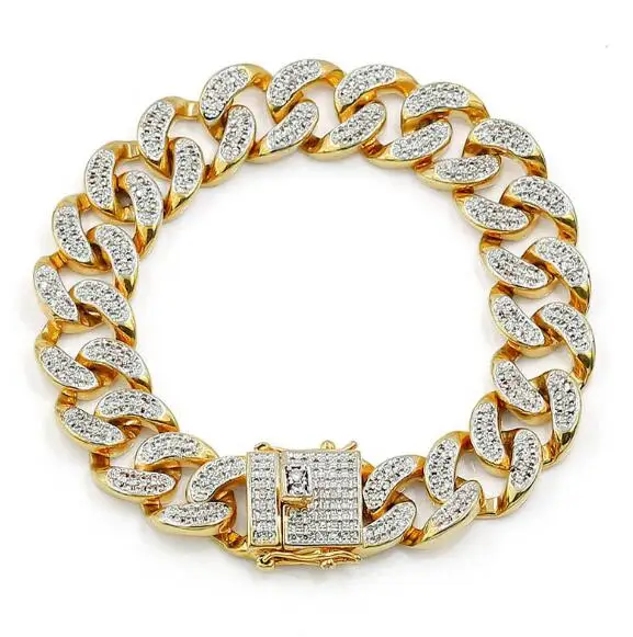 Fashion 18k Gold Silver men women bracelet Jewelry cuban link chain bracelet goldsilver color bracelet
Fashion 18k Gold Silver men women bracelet Jewelry cuban link chain bracelet goldsilver color bracelet
