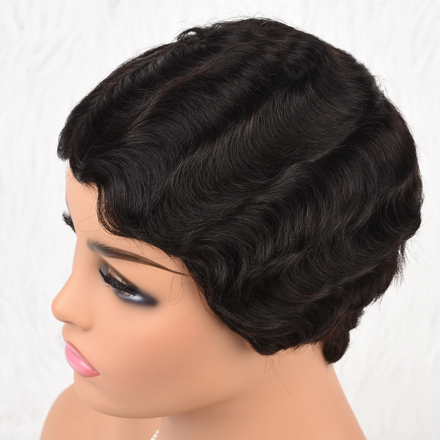 Black Women Brazilian Full Pixie Cut Curly Women Human Hair Short Bob Lace Front Wig
Black Women Brazilian Full Pixie Cut Curly Women Human Hair Short Bob Lace Front Wig
