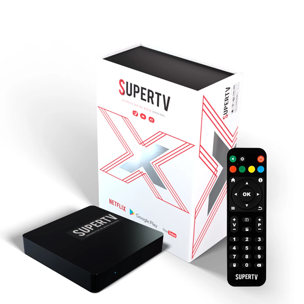 Android Tv Box Smart S905X IPTV Box Support Video Youtube Supertv White X Box Without Subscription, Black
Android Tv Box Smart S905X IPTV Box Support Video Youtube Supertv White X Box Without Subscription, Black