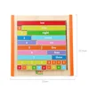 High Quality Kids Early Childhiid Educational Toys Wooden Building Blocks Counting Bars Game Board