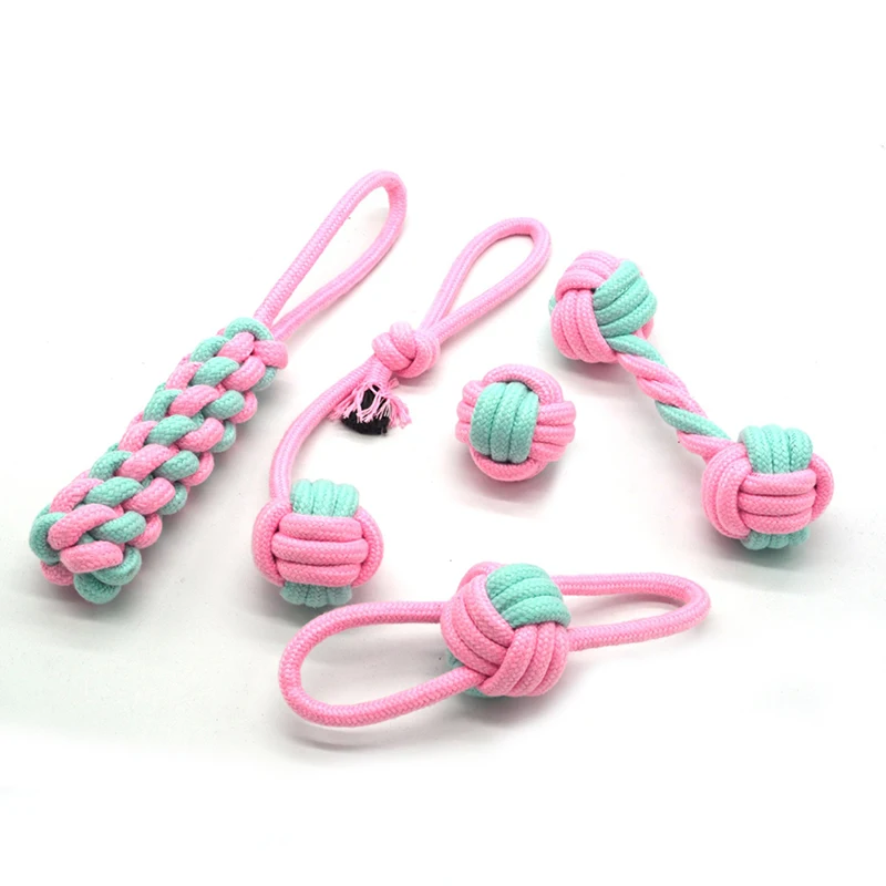 Linu natural rubber Durable Grinding Teeth candy color cotton rope pet toys dog chew toy rope, Picture color
Linu natural rubber Durable Grinding Teeth candy color cotton rope pet toys dog chew toy rope, Picture color