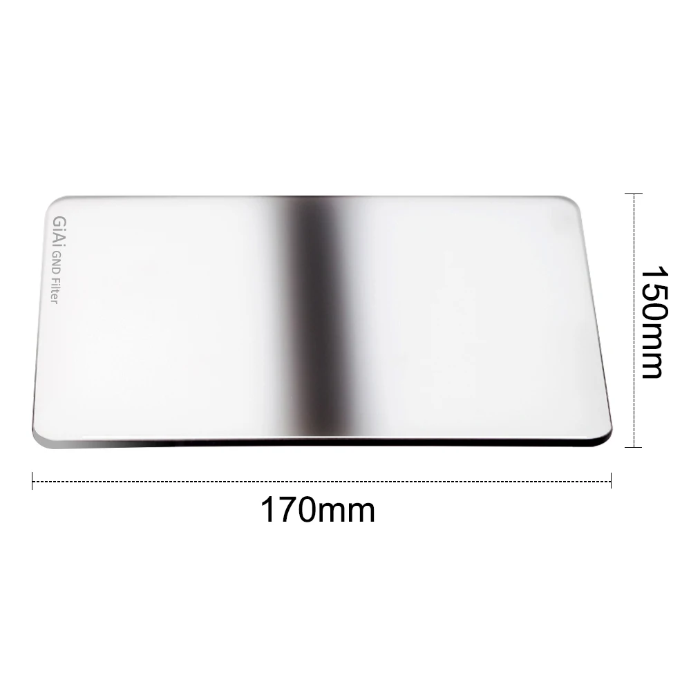 GiAi 100x150mm Center Graduated ND 0.6 0.9 1.2 filter neutral density gnd camera filter
GiAi 100x150mm Center Graduated ND 0.6 0.9 1.2 filter neutral density gnd camera filter