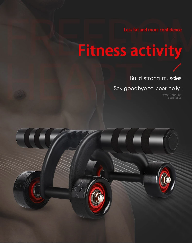 Home Gym Fitness exercise wheels ab Abdominal Wheel trainer Roller 1 buyer, Customized color
Home Gym Fitness exercise wheels ab Abdominal Wheel trainer Roller 1 buyer, Customized color