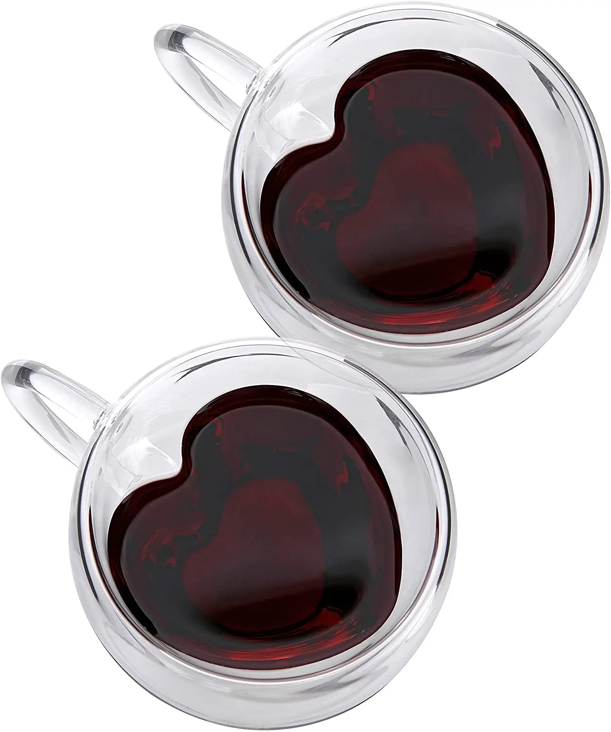 Transparent Glass Heart Shaped Cup Double Wall Resistant Tea Beer Glasses Loving Coffee Mug
Transparent Glass Heart Shaped Cup Double Wall Resistant Tea Beer Glasses Loving Coffee Mug