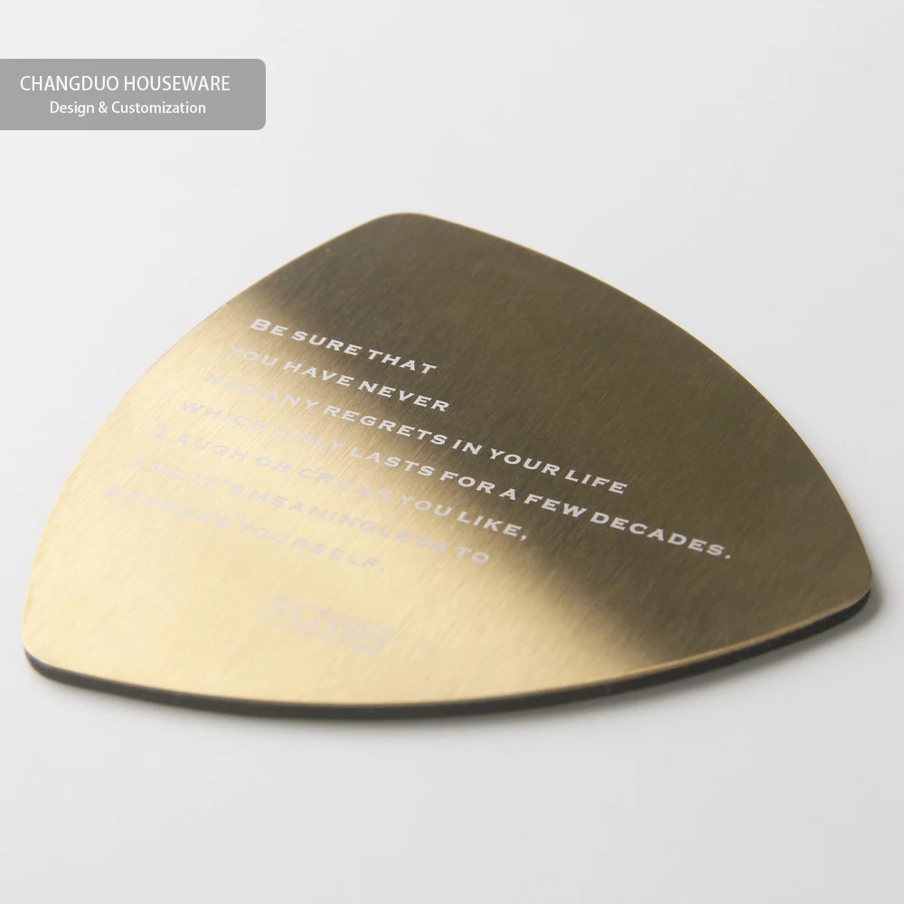 custom logo stainless steel metal mug coasters for drink coasters with yourlogo geometric simple design cool bar coaster oem, Golden
custom logo stainless steel metal mug coasters for drink coasters with yourlogo geometric simple design cool bar coaster oem, Golden