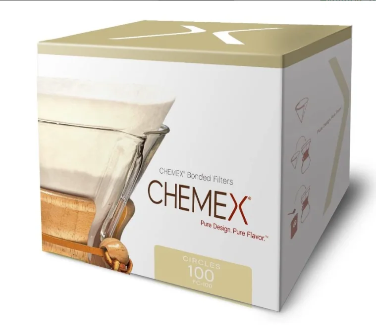 Paper Coffee Filter Household Pour Over Coffee maker Accessories 100Pcs per Bag Percolator, Brown/white
Paper Coffee Filter Household Pour Over Coffee maker Accessories 100Pcs per Bag Percolator, Brown/white