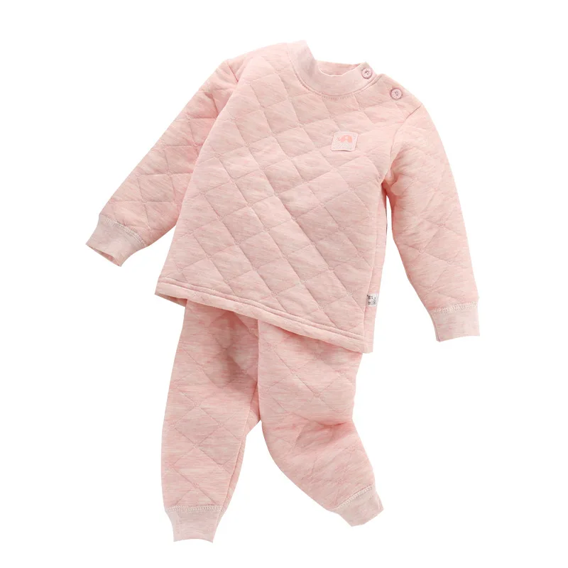 Children's Thermal Underwear Set Cotton New Baby Three Layers Warm Thickening And Cotton Base Winter Children's Clothing
Children's Thermal Underwear Set Cotton New Baby Three Layers Warm Thickening And Cotton Base Winter Children's Clothing