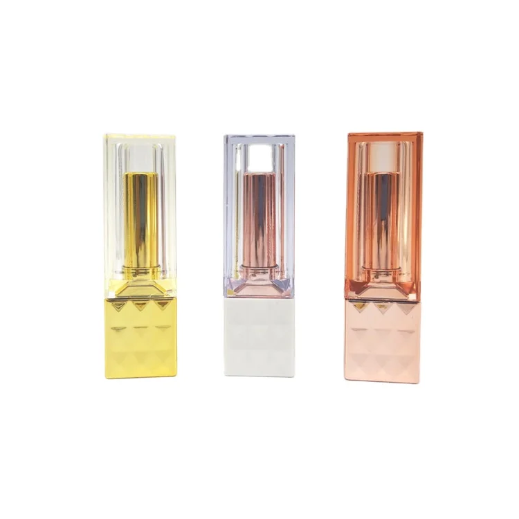 Romantic beauty sustainable packaging rose gold lipstick tube with support custom label or silk screen
Romantic beauty sustainable packaging rose gold lipstick tube with support custom label or silk screen