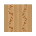 China factory supply cheap coffee color classic leaf vinyl wallpaper rolls packaging