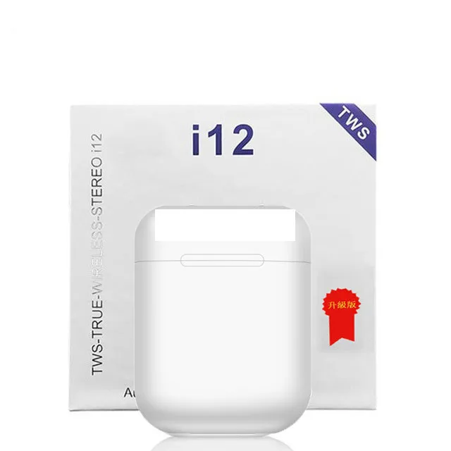 i12 TWS Wireless Headset Touch Key BT 5.0 Sport Earphone Stereo For iPhone Xiaomi Huawei Samsung Smart Phone
i12 TWS Wireless Headset Touch Key BT 5.0 Sport Earphone Stereo For iPhone Xiaomi Huawei Samsung Smart Phone
