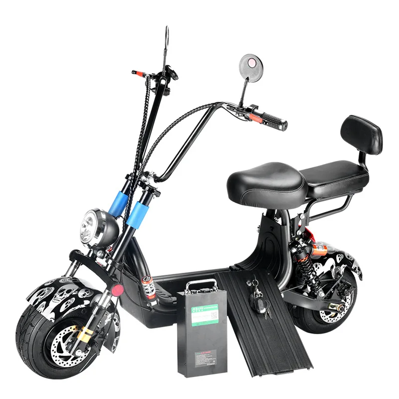 High Quality 800W Double Seat Mobility Electric Scooter Motor Electric Scooter, As picture
High Quality 800W Double Seat Mobility Electric Scooter Motor Electric Scooter, As picture