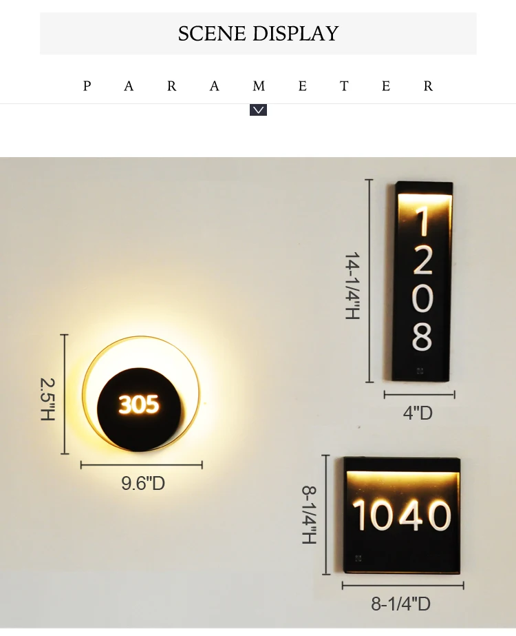 450LM/270LM LED metal hotel suite entrance modern 5W/3W acrylic wall lamp