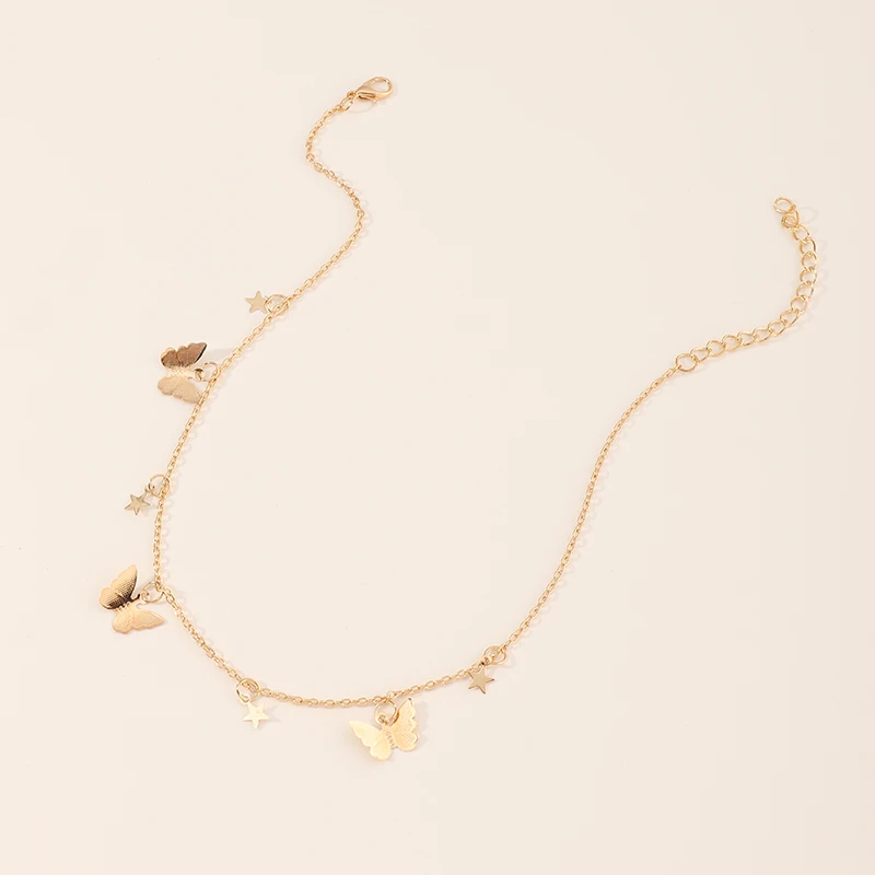 Simple Style Cute Gold Plated Animal Butterfly Star Pendant Necklace Jewelry For Women Charms Choker
Simple Style Cute Gold Plated Animal Butterfly Star Pendant Necklace Jewelry For Women Charms Choker