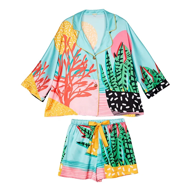 2022 Hot Selling New Summer Pajamas For Women Sleepwear For Lady Home Choice Clothing
2022 Hot Selling New Summer Pajamas For Women Sleepwear For Lady Home Choice Clothing