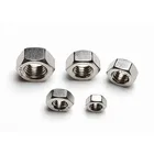 304 Stainless Steel Hexagon Self Lock Flange M6 Hex Jam Nut