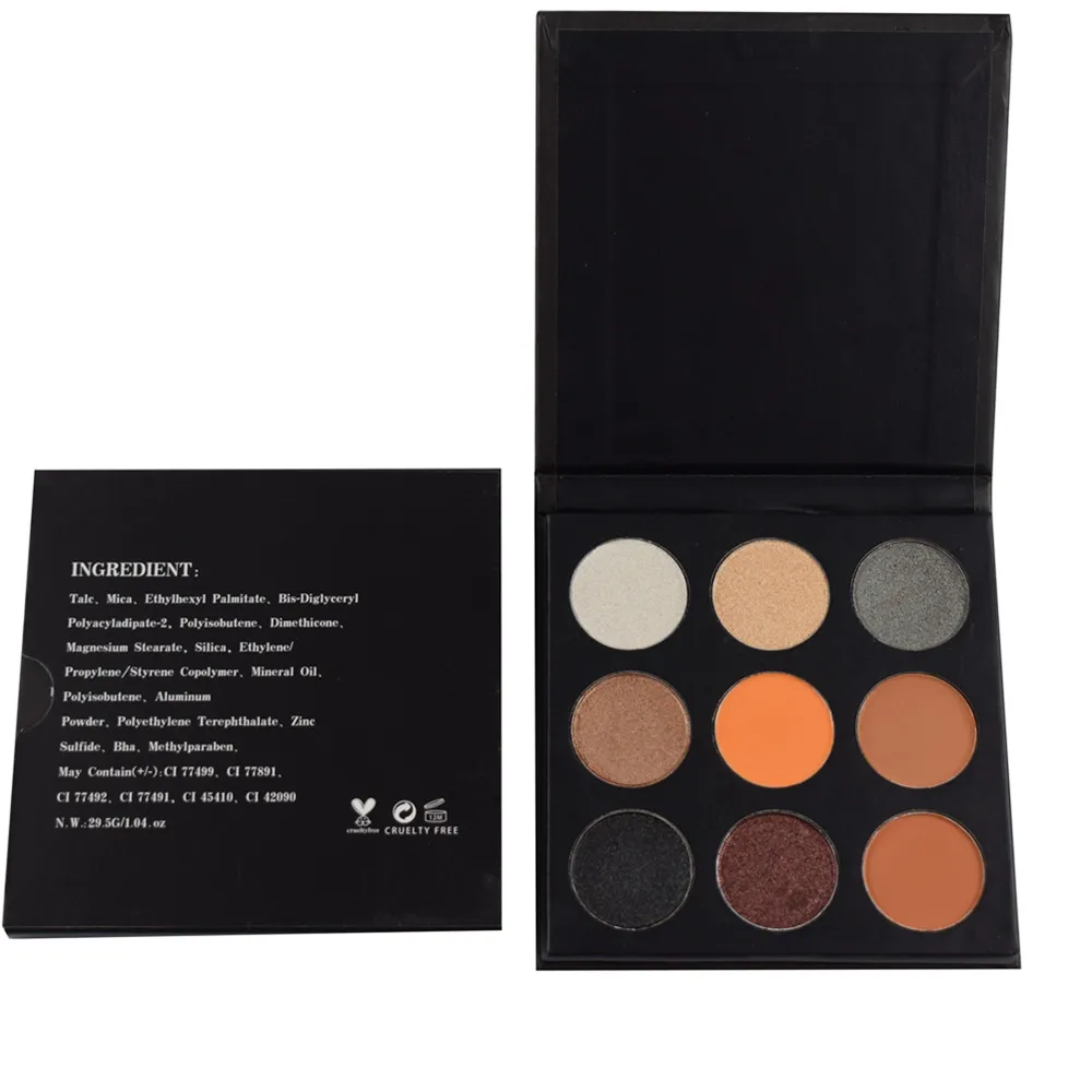 Custom Private Label 9 Color No Logo Eyeshadow Palette For Wholesale, 55 colors for choosing
Custom Private Label 9 Color No Logo Eyeshadow Palette For Wholesale, 55 colors for choosing