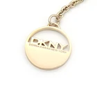 High Quality Custom Metal Name Plate Tag,Design Bag Accessories Hang Metal Logo Label