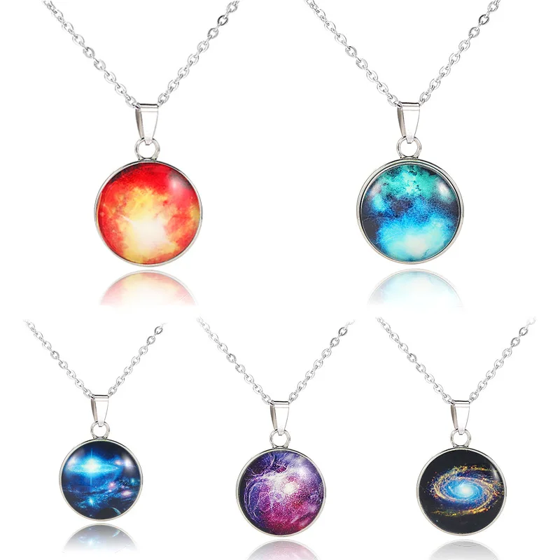 Wholesale Latest Glass Ball Pendant Couple Necklace Universe Pendant Necklace Jewelry
Wholesale Latest Glass Ball Pendant Couple Necklace Universe Pendant Necklace Jewelry