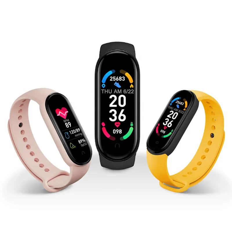 M6 Band 6 Fitness Tracker Heart Rate Monitor Waterproof Sports Bracelet Activity Tracker Wristband Reloj M6 M5 M4 Smart Watch
M6 Band 6 Fitness Tracker Heart Rate Monitor Waterproof Sports Bracelet Activity Tracker Wristband Reloj M6 M5 M4 Smart Watch