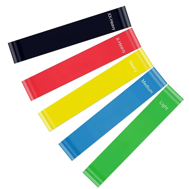 Fitness Resistance Band Set 5 Pcs Black Yellow Latex Custom Printed Resistance Bands
Fitness Resistance Band Set 5 Pcs Black Yellow Latex Custom Printed Resistance Bands