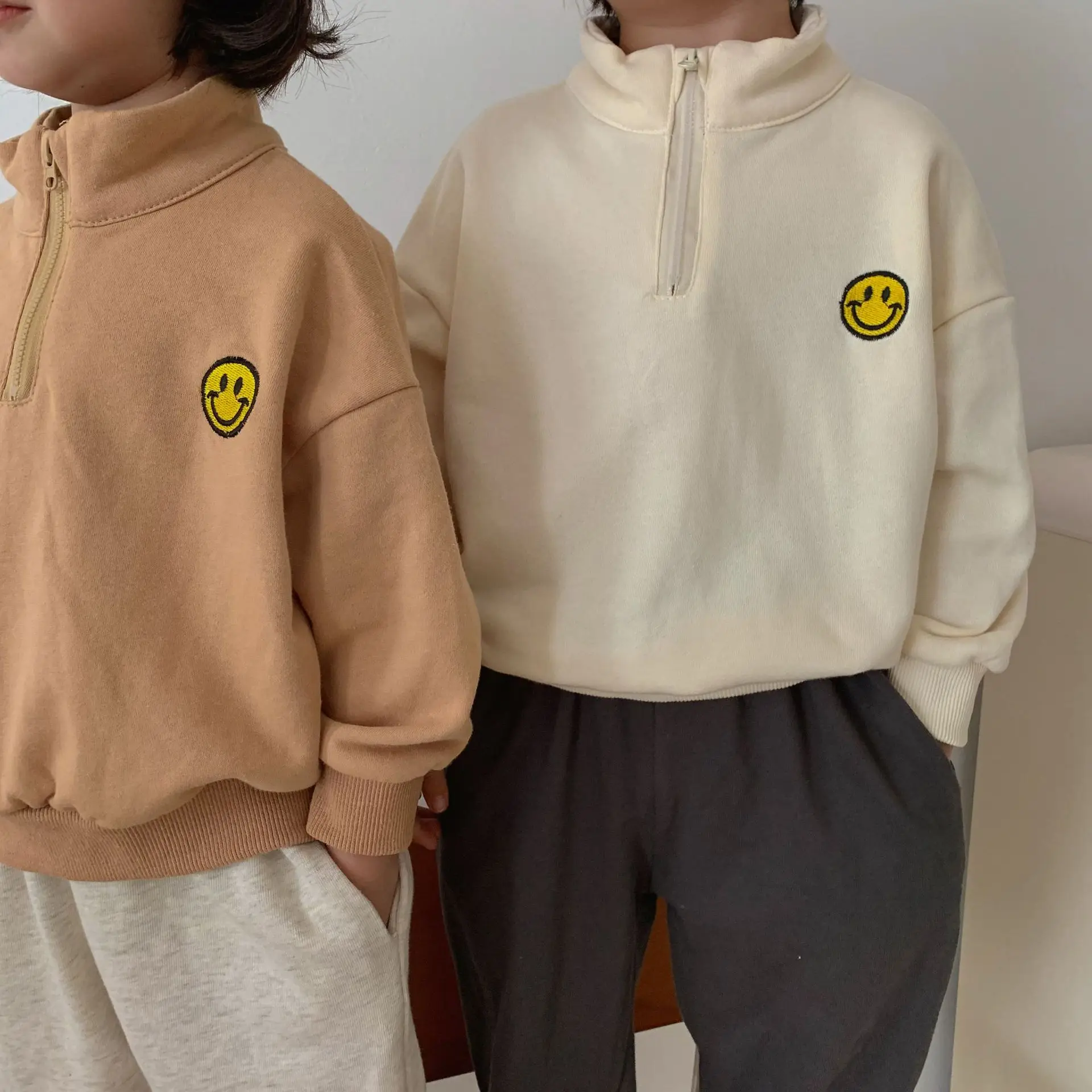 Wholesale Autumn Spring High Quality Baby Boy Kids Pullover Sweatshirt Baby Sweatshirt Smiley Hoodie
Wholesale Autumn Spring High Quality Baby Boy Kids Pullover Sweatshirt Baby Sweatshirt Smiley Hoodie