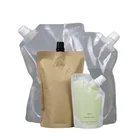 Spouted Liquid Pouches Promotional High Quality Custom Printed Spouted Stand Up Liquid Pouches
