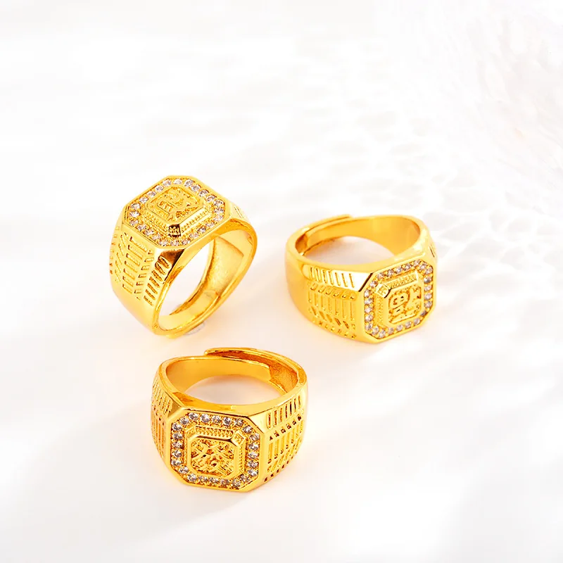 Dropshipping Men's Gold 14K Yellow Ring for Wedding Engagement Jewelry Gold Ring for Men Male Husband Anniversary Gifts
Dropshipping Men's Gold 14K Yellow Ring for Wedding Engagement Jewelry Gold Ring for Men Male Husband Anniversary Gifts