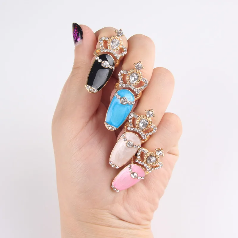 Fashion Diamond Ring w/ Fingernail, Colour Ceramic Glaze Crown Nail Ring Exaggerated New Beauty Nail Rings Crystal
Fashion Diamond Ring w/ Fingernail, Colour Ceramic Glaze Crown Nail Ring Exaggerated New Beauty Nail Rings Crystal