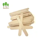 Custom logo printed wood ice lolly stick ice cream sticks