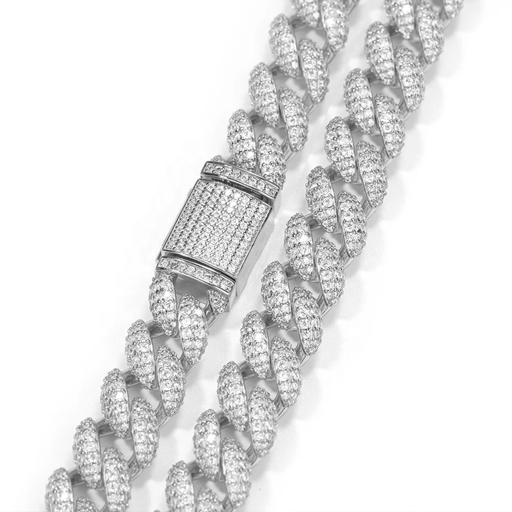 925 Miami Cuban Chain Kolye And Bracelet Personalized Stainless Steel Cuban Chain Link Dog Real 14K Gold Cuban Link Chain, White/yellow
925 Miami Cuban Chain Kolye And Bracelet Personalized Stainless Steel Cuban Chain Link Dog Real 14K Gold Cuban Link Chain, White/yellow