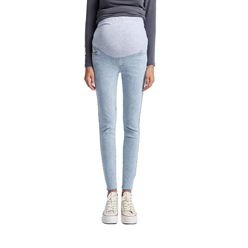 MASANON Wholesale Soft Touching Stretch Maternity Belly Support Maternity Jeans Pregnant Fashion Skinny Maternity, Light blue
MASANON Wholesale Soft Touching Stretch Maternity Belly Support Maternity Jeans Pregnant Fashion Skinny Maternity, Light blue