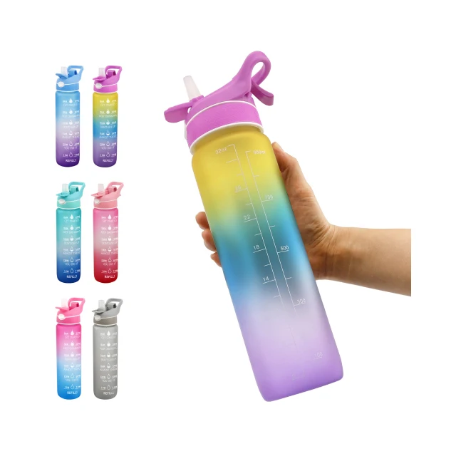 Hot Selling 2 in 1 Spray Sport Water Bottle 1l Large Capacity Water Bottle Bpa Free Custom Portable Sports Wholesale, As picture
Hot Selling 2 in 1 Spray Sport Water Bottle 1l Large Capacity Water Bottle Bpa Free Custom Portable Sports Wholesale, As picture