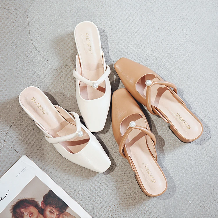 Factory Supply Attractive Price High Quality Light Weight slipper leather Anti-slip Fashion Women's Flat Shoes, White, brown
Factory Supply Attractive Price High Quality Light Weight slipper leather Anti-slip Fashion Women's Flat Shoes, White, brown