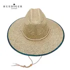 Plain Hats Hat Straw Hat Custom Wholesale Women Men Rope Wide Brim Beach Sun Lifeguard Straw Hats