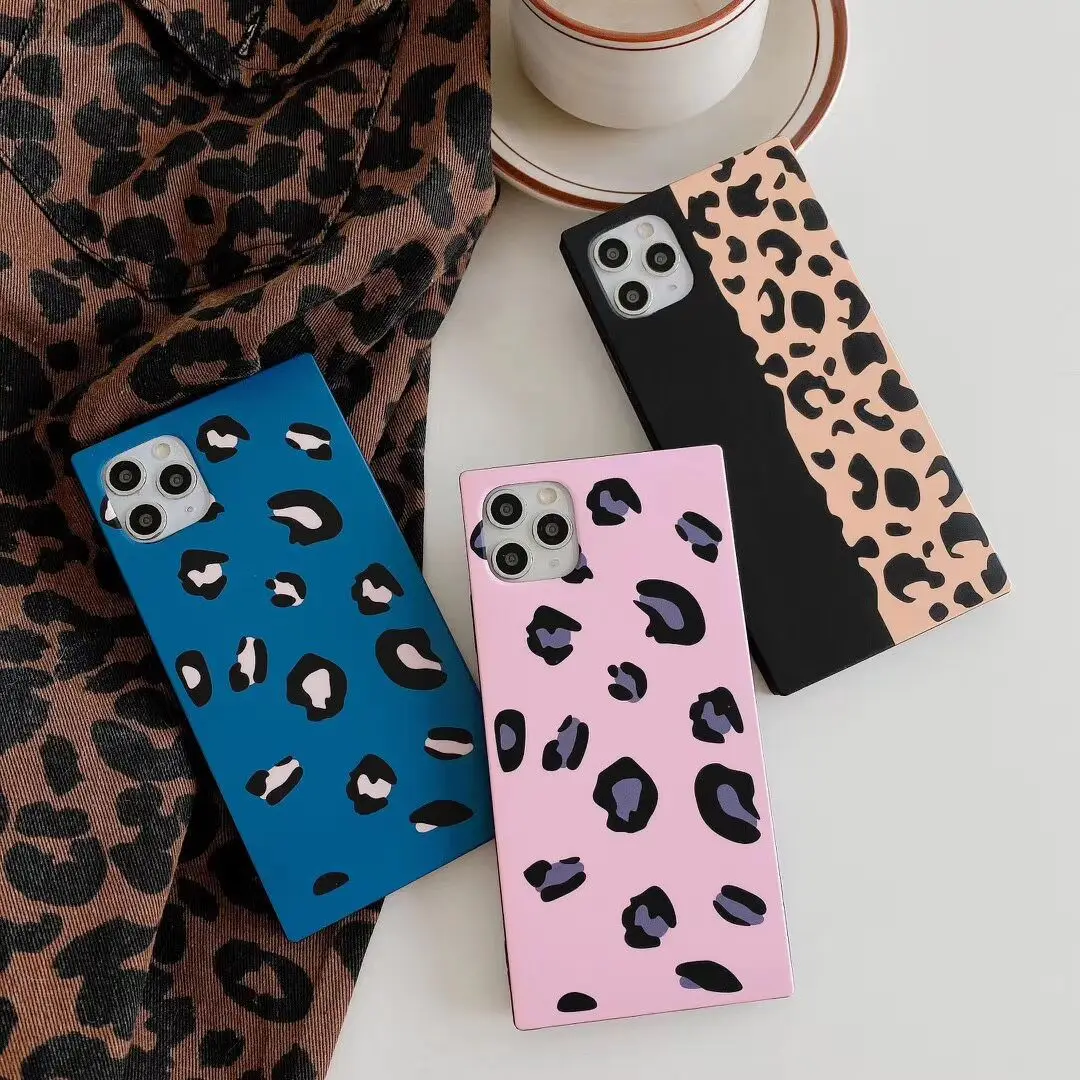 Square IMD Leopard Print Phone Cases For iPhone 12 Case For iPhone 11 x xs xr 7 8 case
Square IMD Leopard Print Phone Cases For iPhone 12 Case For iPhone 11 x xs xr 7 8 case