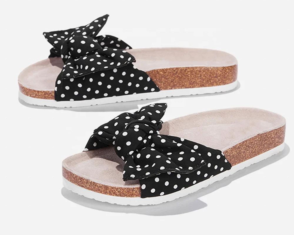 The new summer 2021 women's polka-dot dress Slide Sandals with Leather Insole and Cork Arch Support
The new summer 2021 women's polka-dot dress Slide Sandals with Leather Insole and Cork Arch Support
