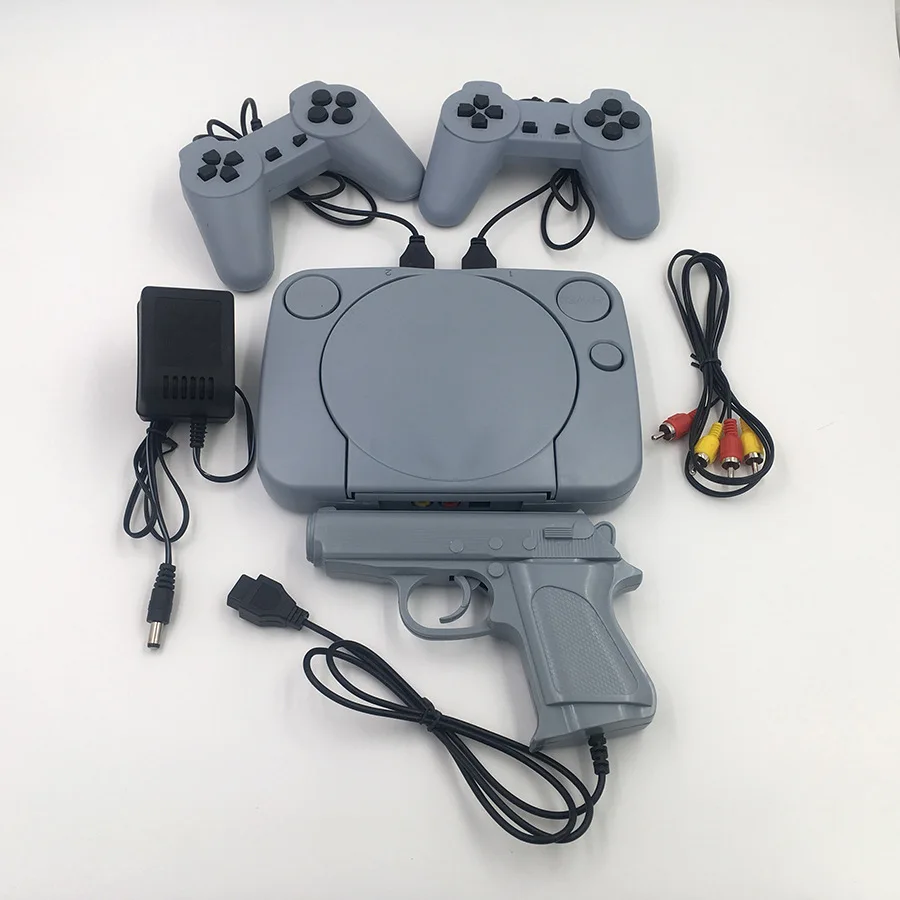 Retro Gaming Console for ps1 Out-put Video Game 18-bit with Gun and Adapter for PS1 
Retro Gaming Console for ps1 Out-put Video Game 18-bit with Gun and Adapter for PS1