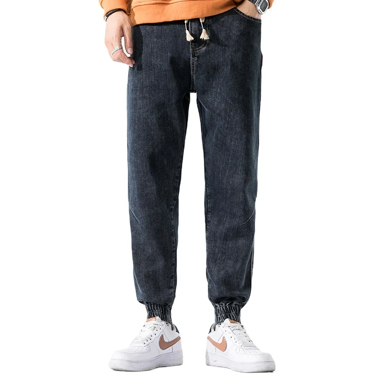 Wholesale New Design Fashion Trousers Tie Feet Loose Men Clothes And Jeans, 2 colors
Wholesale New Design Fashion Trousers Tie Feet Loose Men Clothes And Jeans, 2 colors
