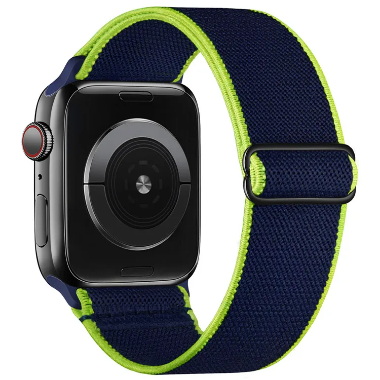 Adjustable Wrist Beacelet Elastics Solo Loop Woven Nylon Watch Bands For Apple Watch Armband Strap 40 44mm, Black
Adjustable Wrist Beacelet Elastics Solo Loop Woven Nylon Watch Bands For Apple Watch Armband Strap 40 44mm, Black