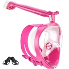 Diving Mask & Snorkels Set, Rubber Swim Fins