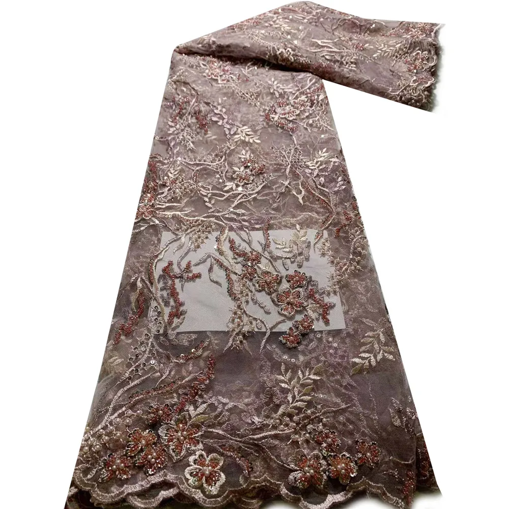 Beautifical elegant bridal stone beads lace african wedding fabrics embroidery net fabrics ML43N561, Customized
Beautifical elegant bridal stone beads lace african wedding fabrics embroidery net fabrics ML43N561, Customized