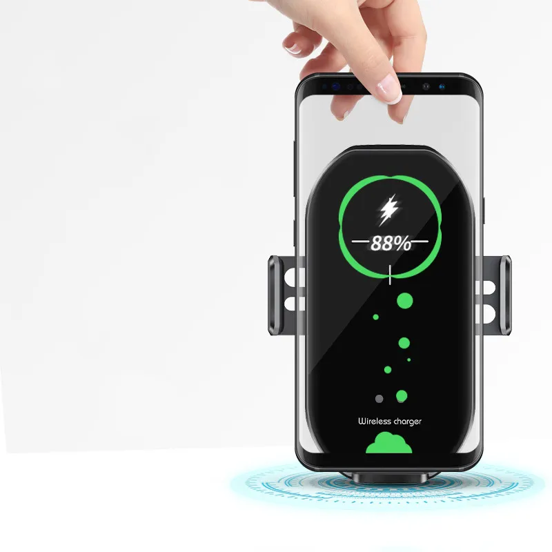 Rotatable mophie wireless charger automatic locking phone holder arm flexible smart sensor car holder and wireless charger, White,black,golden
Rotatable mophie wireless charger automatic locking phone holder arm flexible smart sensor car holder and wireless charger, White,black,golden