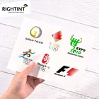 Customized Full Color Laser Printing Transparent A4 Size Laser Foil Stickers or custom size