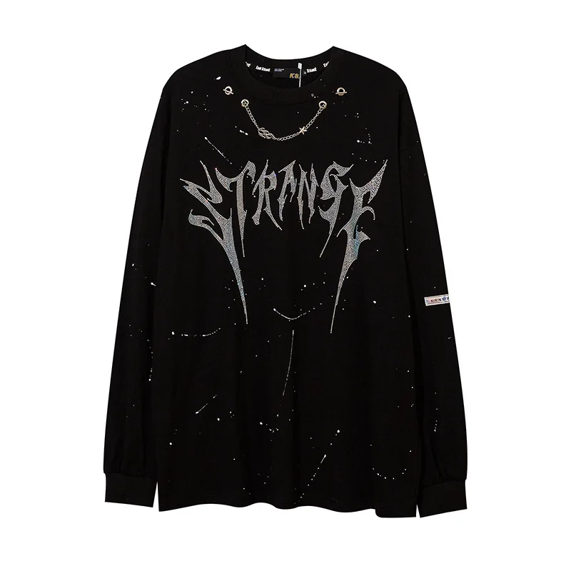 Hothome goth letter rhinestone hoodie hip hop street hoodies unisex graffiti crop o neck oversized sweatshirts
Hothome goth letter rhinestone hoodie hip hop street hoodies unisex graffiti crop o neck oversized sweatshirts